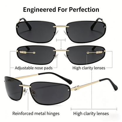 Signature Y2K Oval Sunglasses