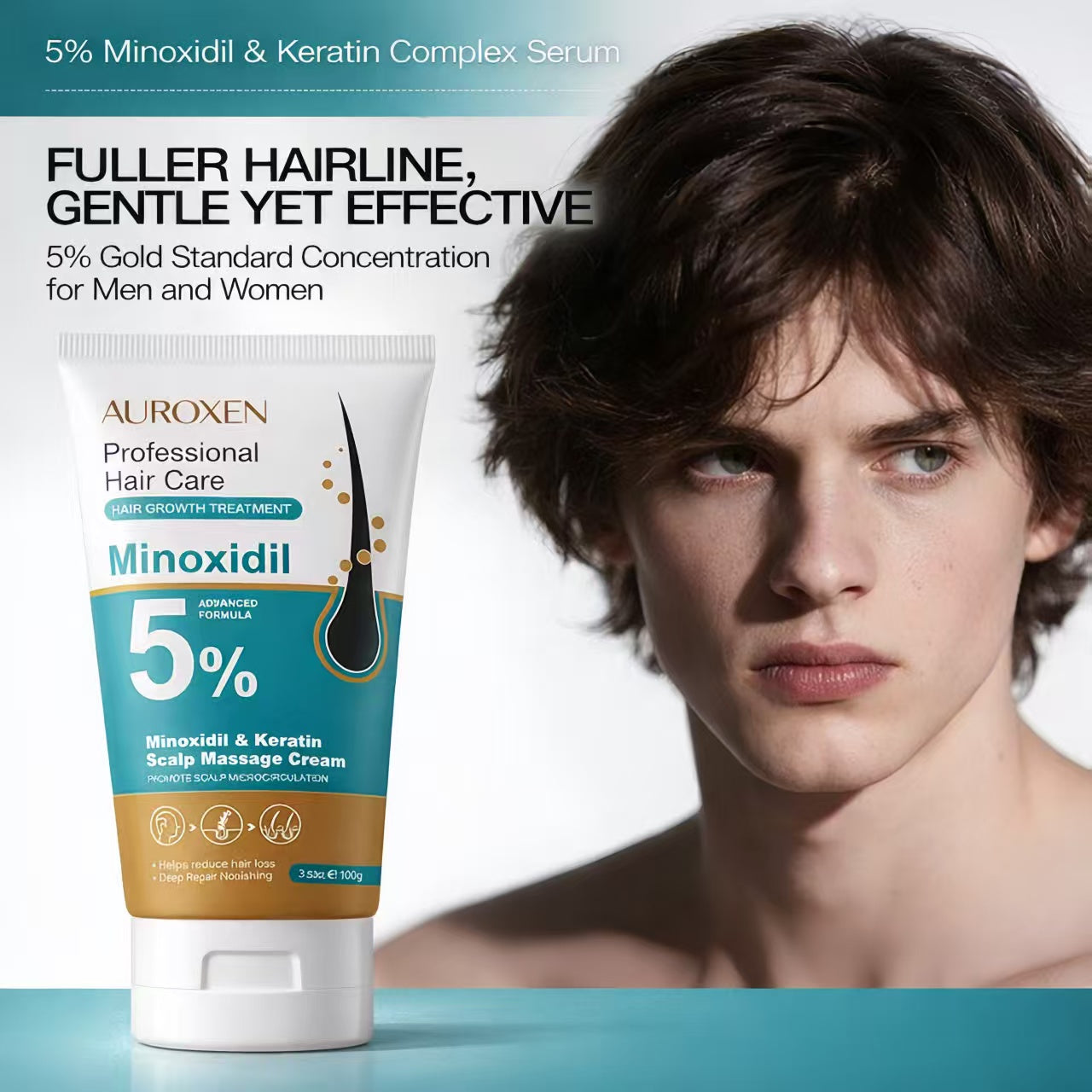 AUROXEN 5% Minoxidil Hair Growth Cream
