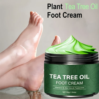 Tea tree oil foot cream