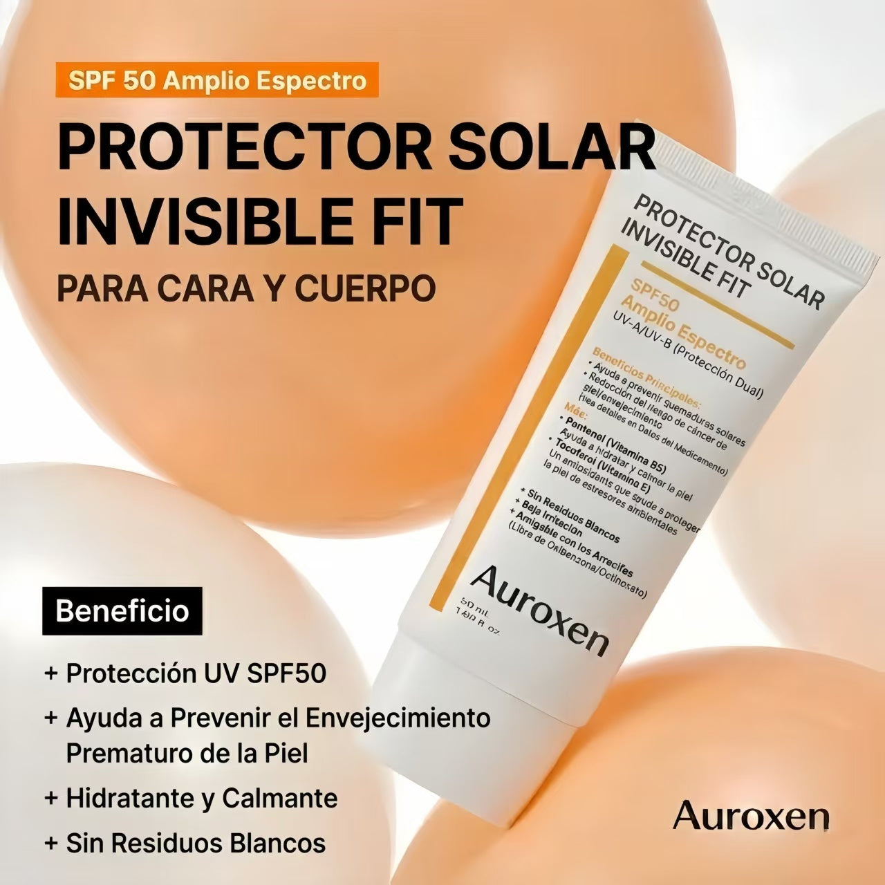 Protector Solar Invisible SPF 50