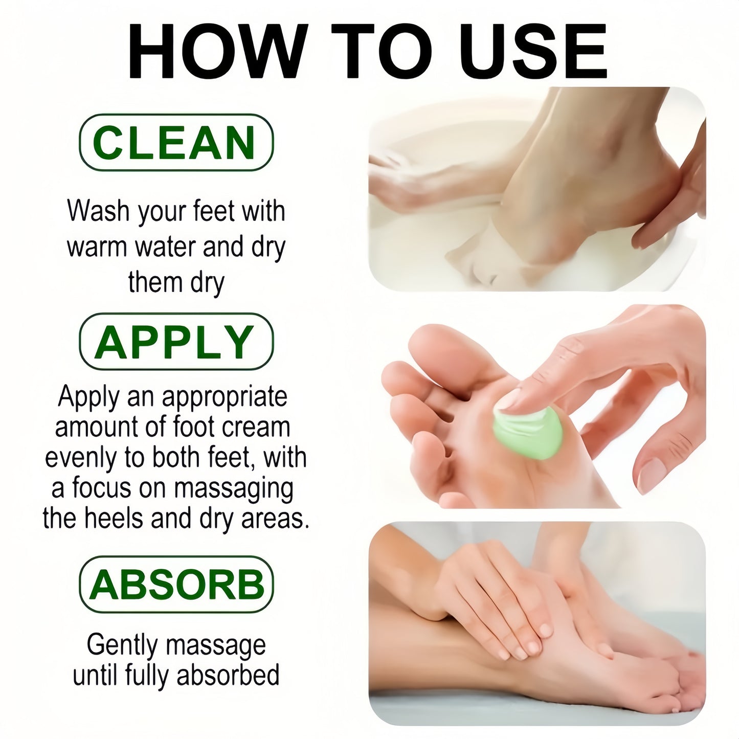 Tea tree oil foot cream
