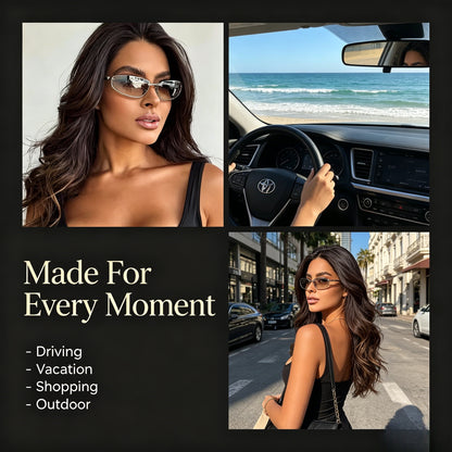 Signature Y2K Oval Sunglasses